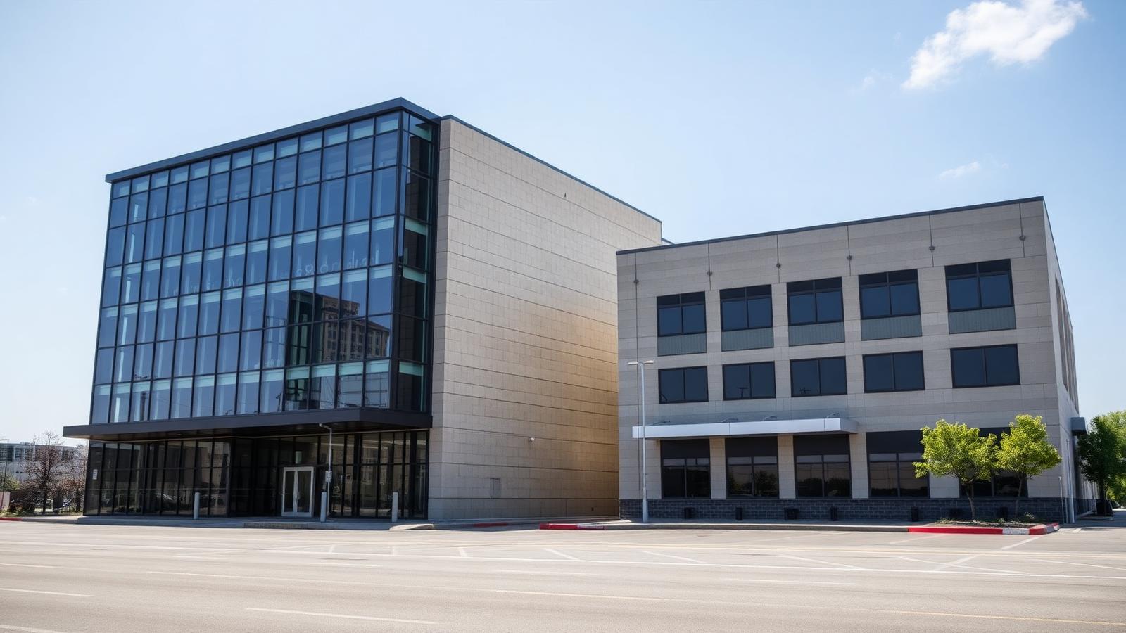 Commercial building exterior representing a 1031 exchange replacement property in Sioux Falls, South Dakota