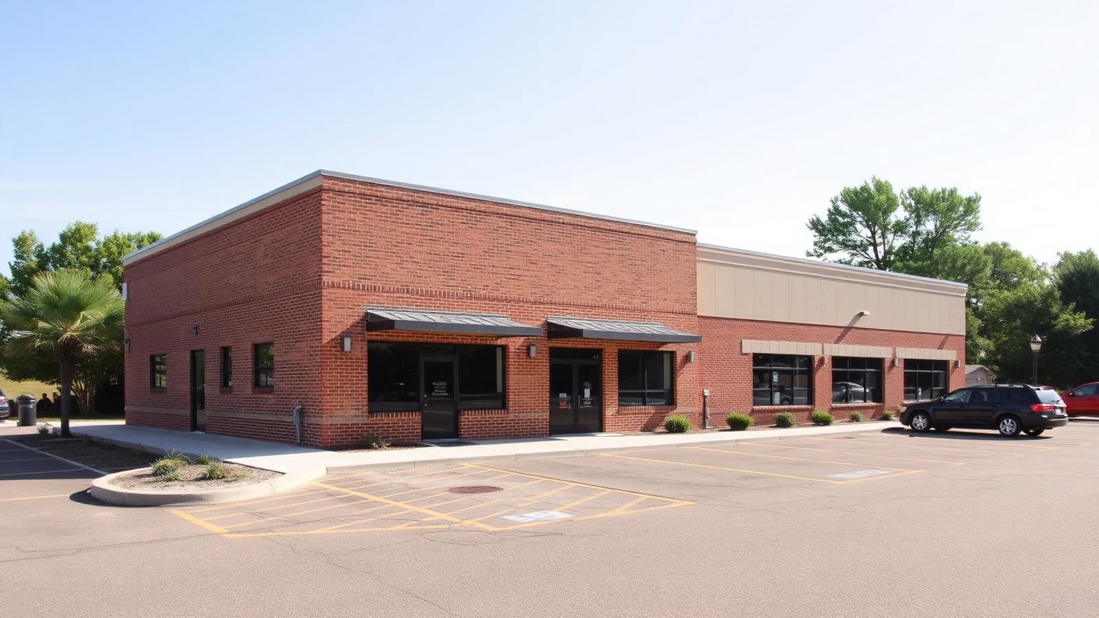 Commercial building for sale and for lease signs in Sioux Falls South Dakota